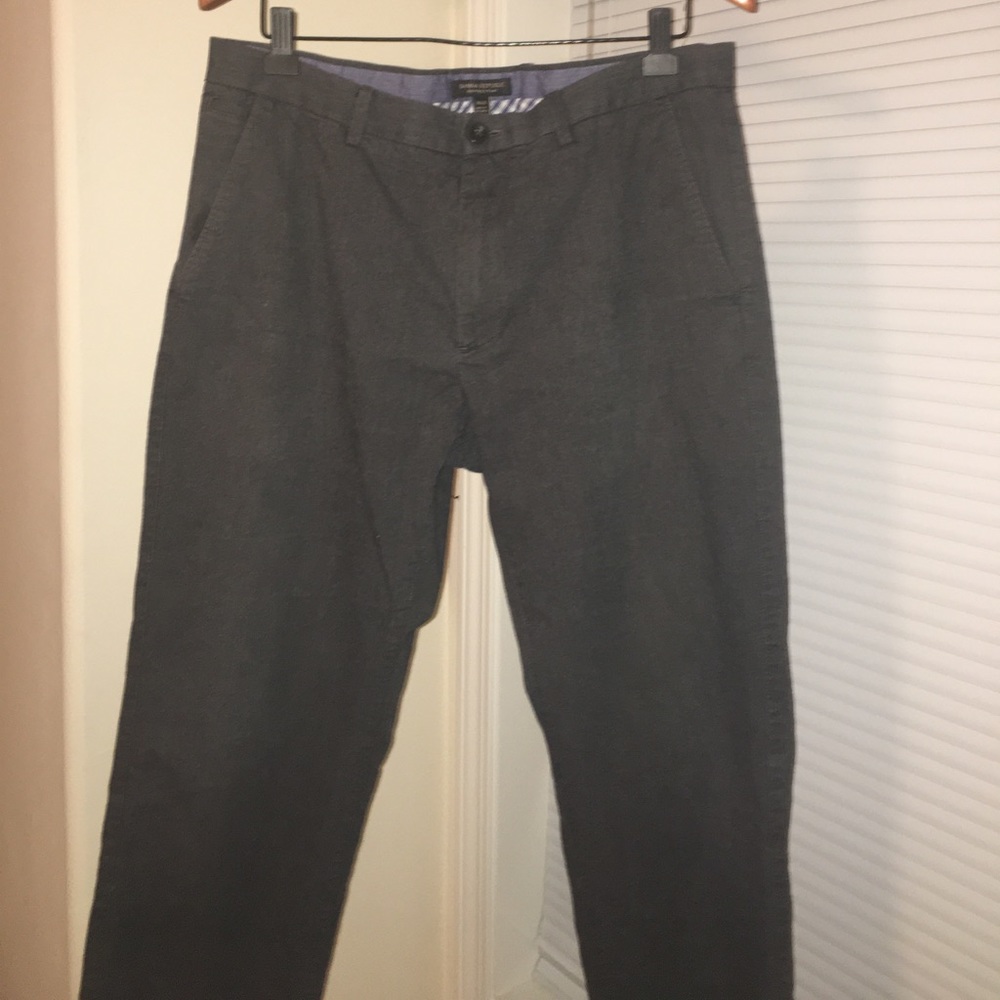Banana Republic Kentfield Pants - Charcoal